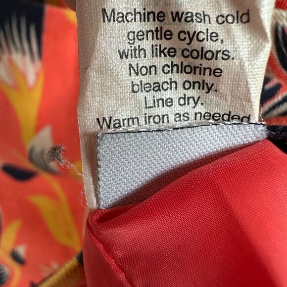 J Crew Linen Blend Mini Skirt Womens 8 Floral Colorful Preppy Resort Boho Beach - Picture 5 of 8